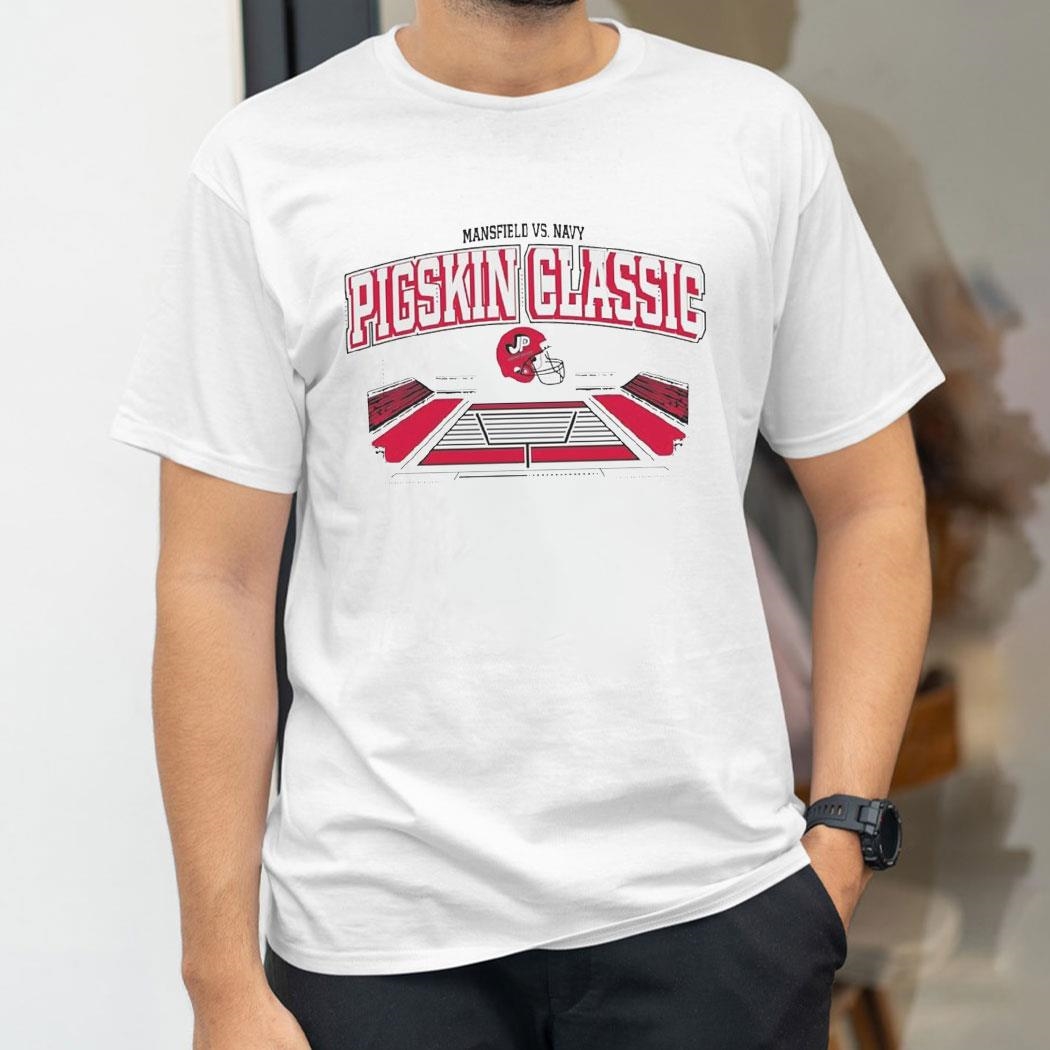 Mansfield Vs Navy Pigskin Classic Helmet Stadium Shirt