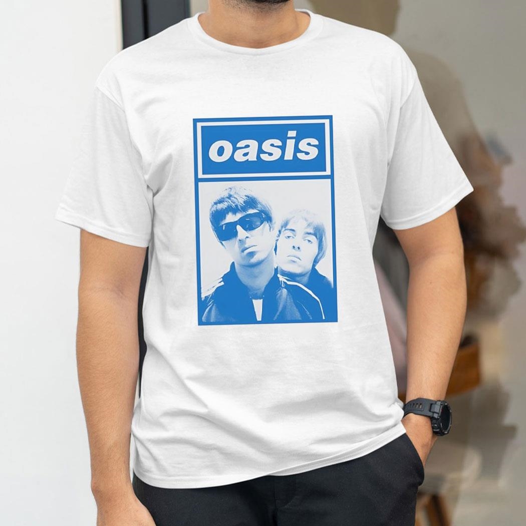 Noel And Liam Oasis Photo Hirshirt