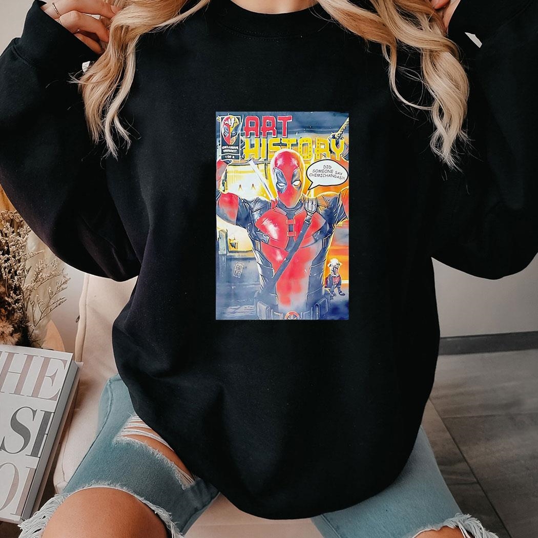 Art History Deadpool Poster Comic Shirt