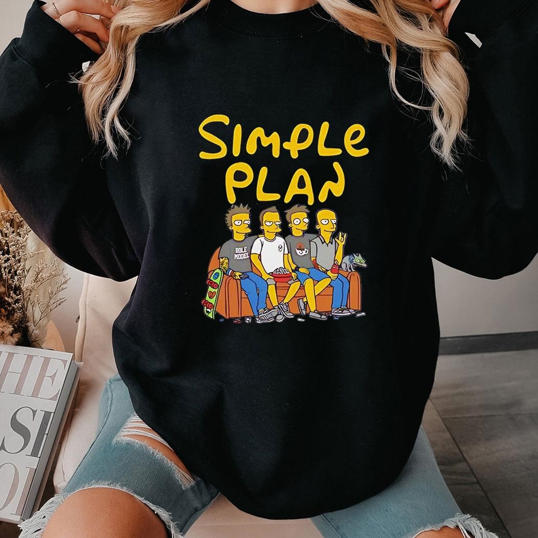 Simple Plan The Simpson Shirt Simple Plan The Simpson Shirt