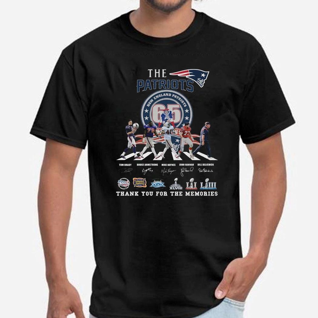New England Patriots Thank You For 65 Years The Legends Shirt New England Patriots Thank You For 65 Years The Legends Shirt