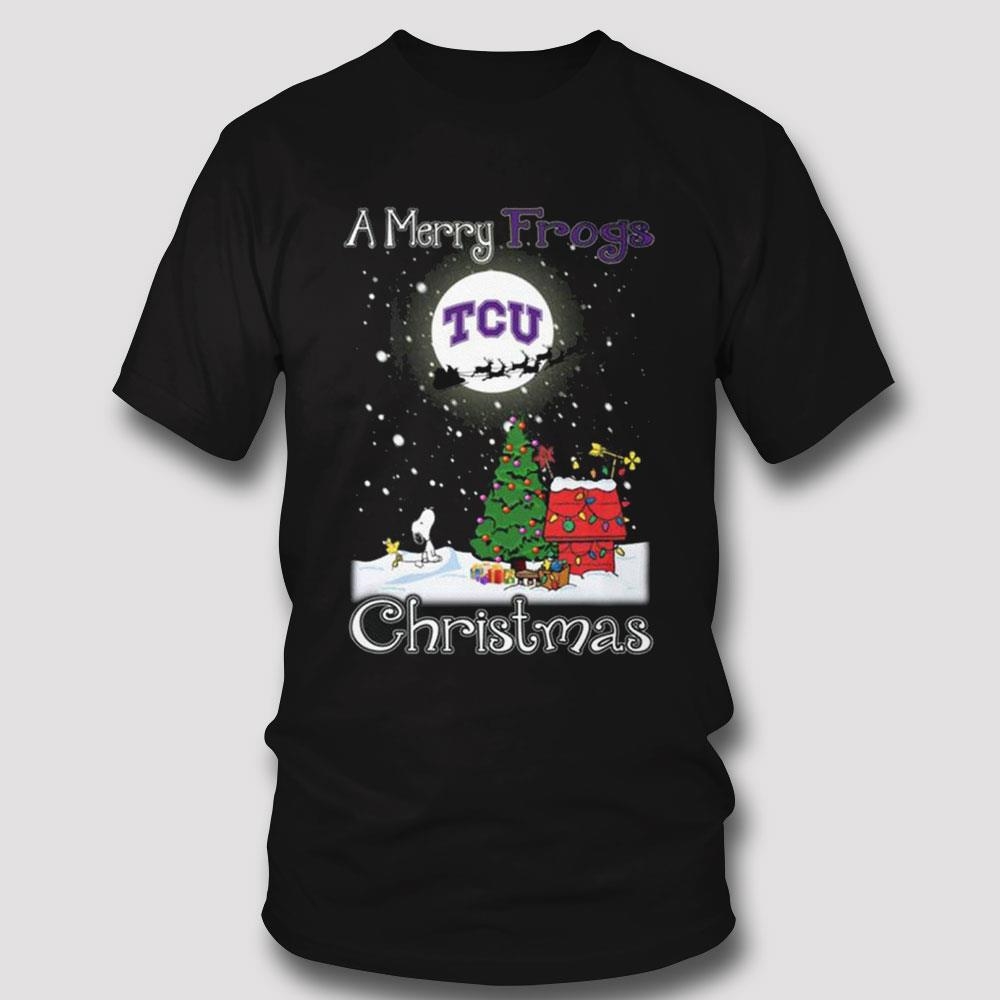 Tcu Horned Frogs Snoopy Merry Christmas Shirt Tcu Horned Frogs Snoopy Merry Christmas Shirt