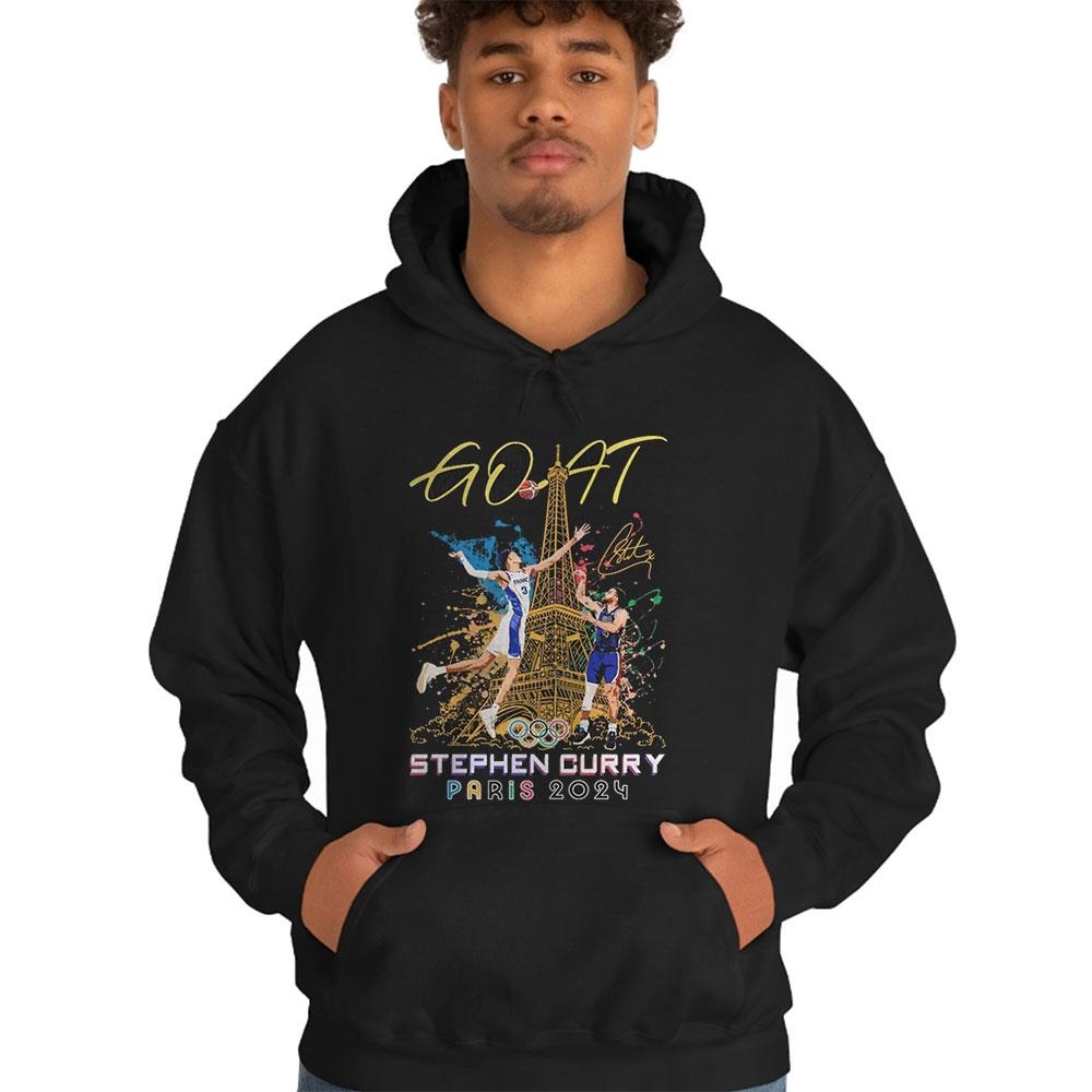Usa Basketball Player Stephen Curry 2024 The Goat Olympic Shirt Usa Basketball Player Stephen Curry 2024 The Goat Olympic Shirt
