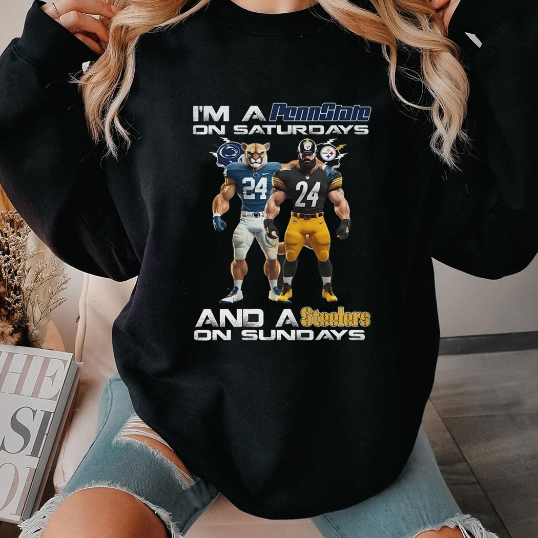 Pittsburgh Panthers On Saturdays Roc Pittsburgh Steelers Steely Mcbeam On Sundays Shirt Pittsburgh Panthers On Saturdays Roc Pittsburgh Steelers Steely Mcbeam On Sundays Shirt