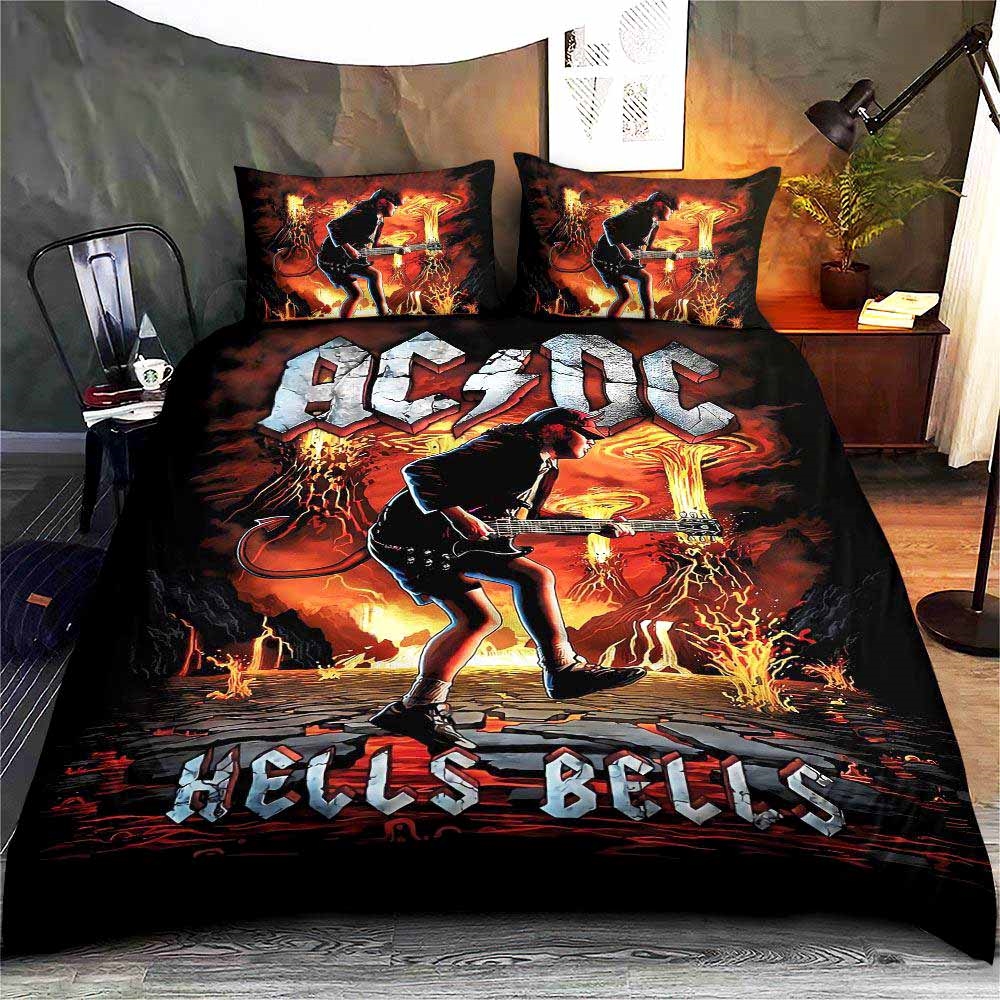Acdc Highway To Hell Cover Classic Queen Bedding Set