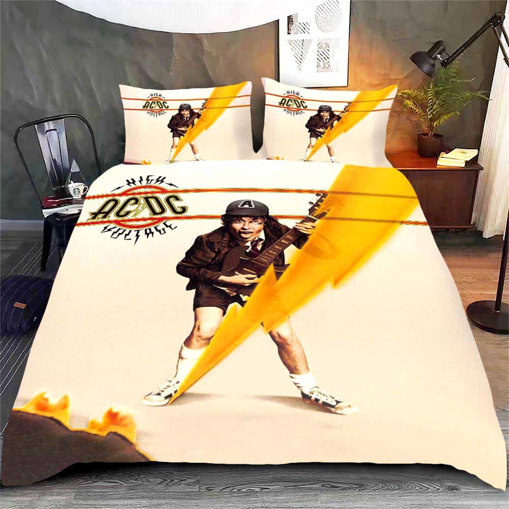 Acdc Rock Music Bedding Set