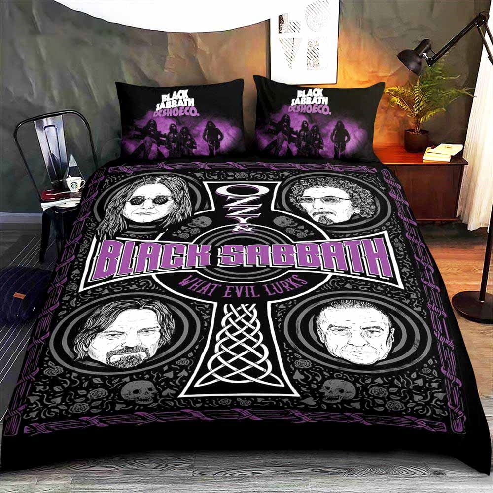 Black Sabbath Duvet Cover And Pillow Case Bedding Set