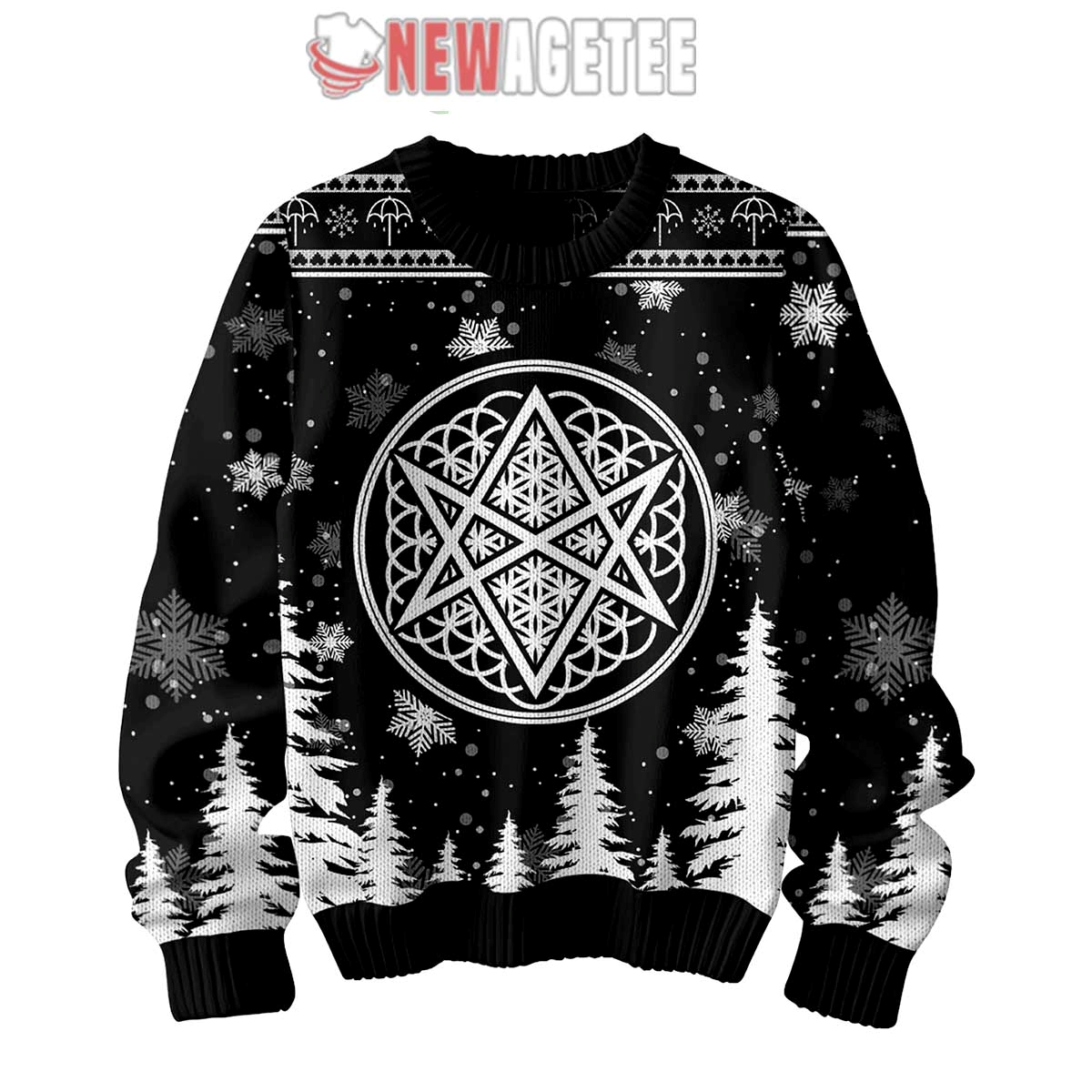 Bring Me The Horizon Logo Rock Band Ugly Christmas Sweater