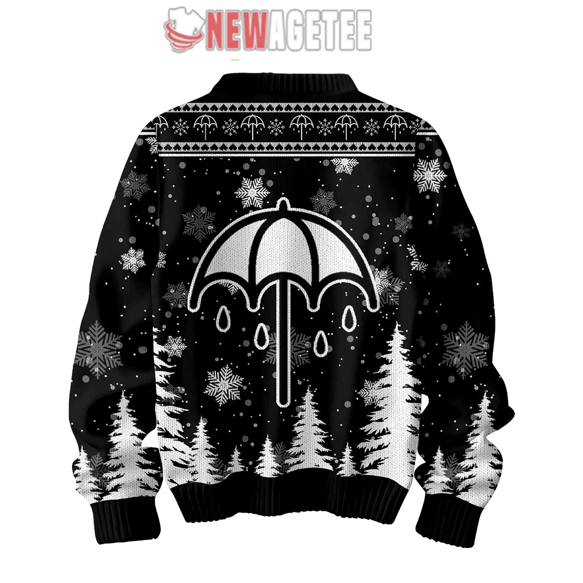 Bring Me The Horizon Logo Rock Band Ugly Christmas Sweater
