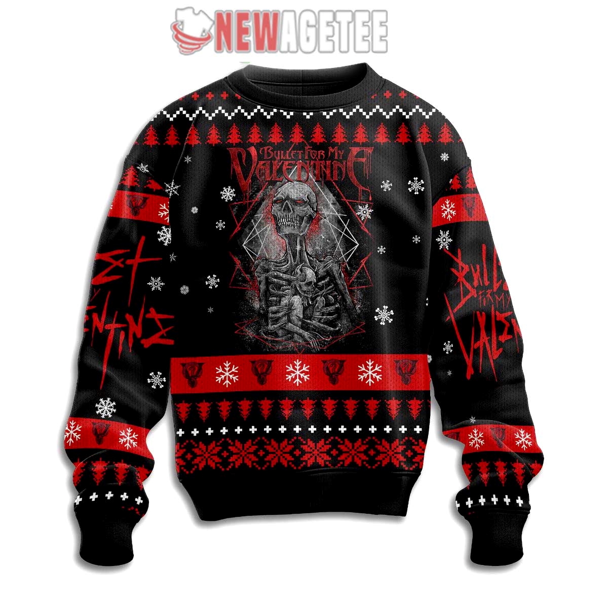 Bullet For My Valentine Knives Ugly Christmas Sweater