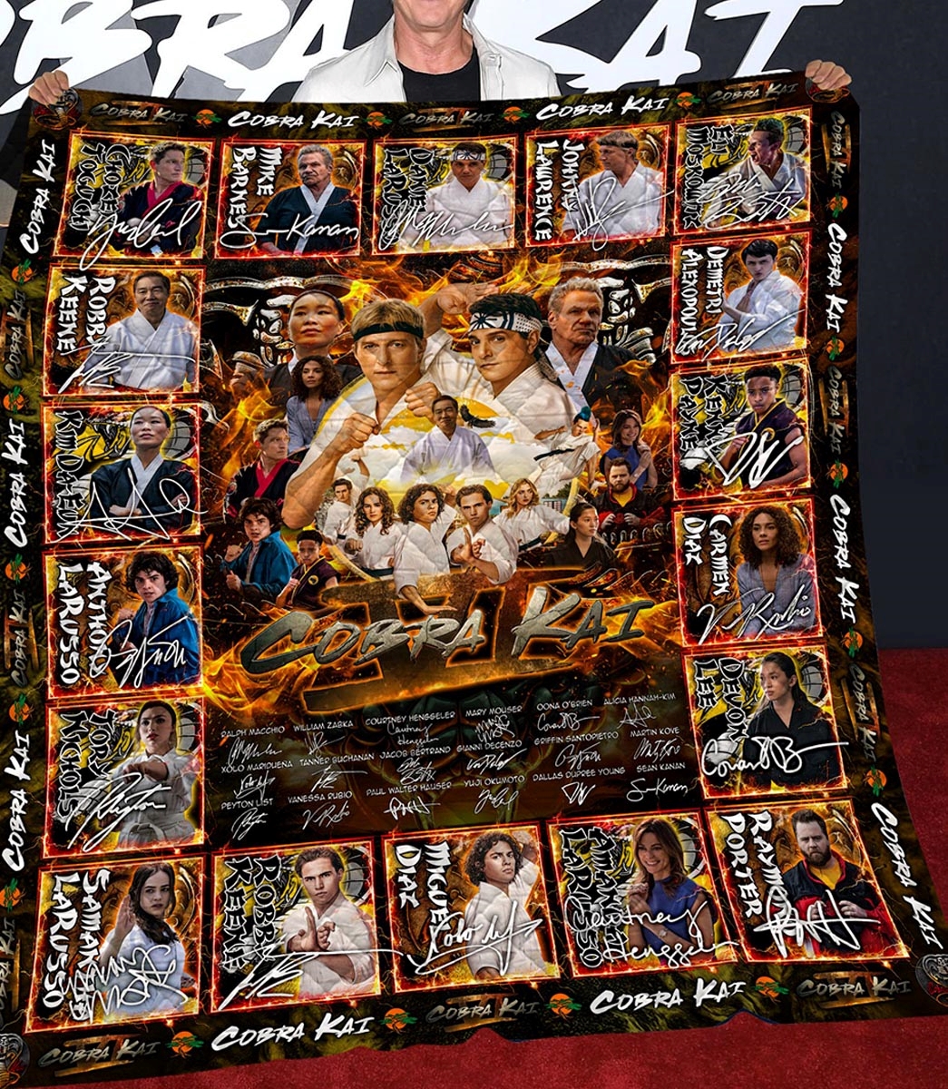 Cobra Kai Tv Series Karate Quilt Fleece Blanket