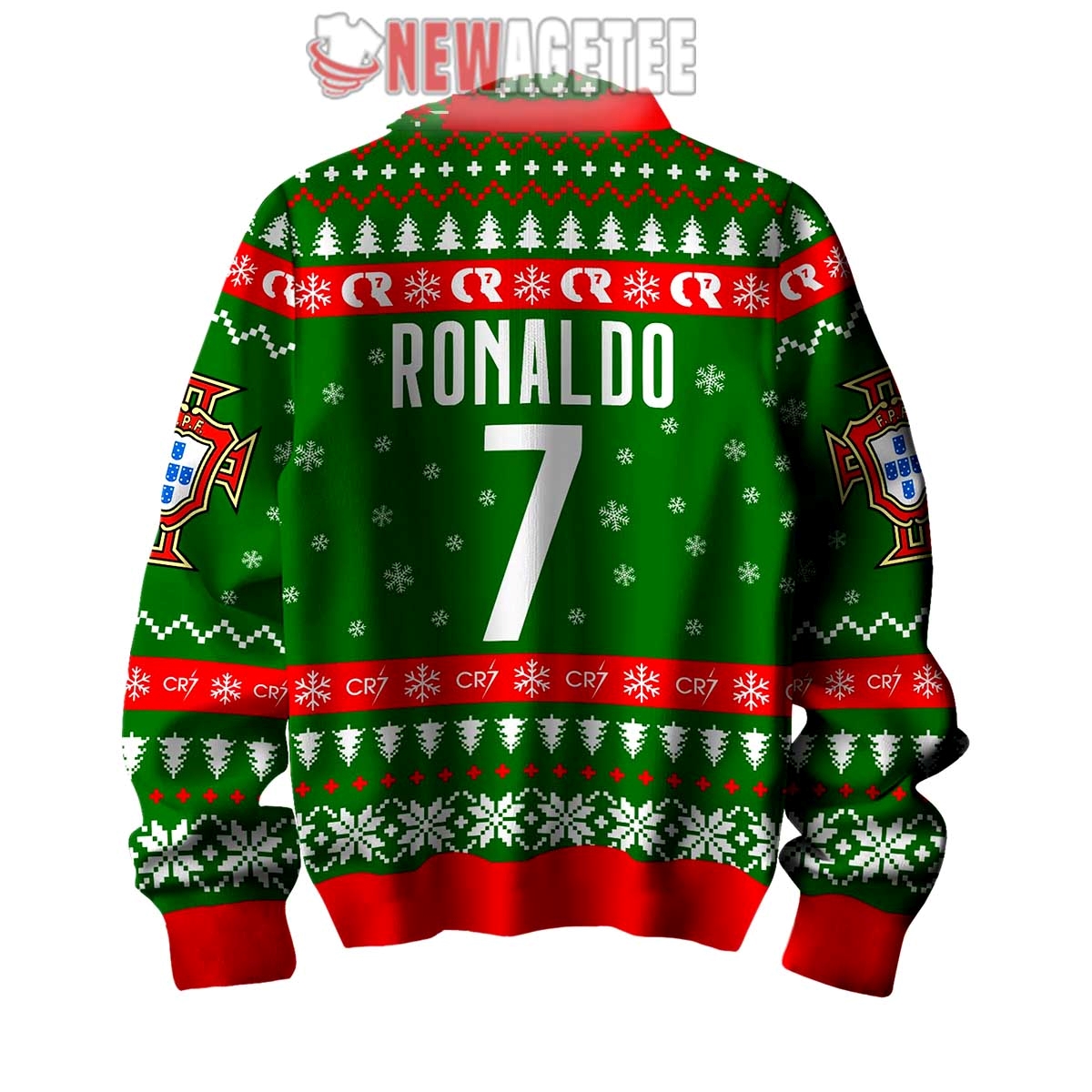 Cristiano Ronaldo Cr7 Portugal Football Ugly Christmas Sweater