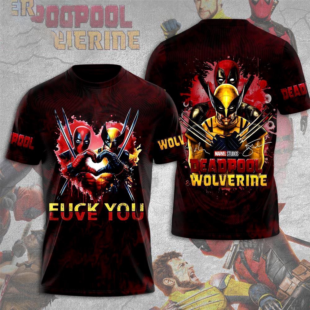 Deadpool X Wolverine Aop Shirt