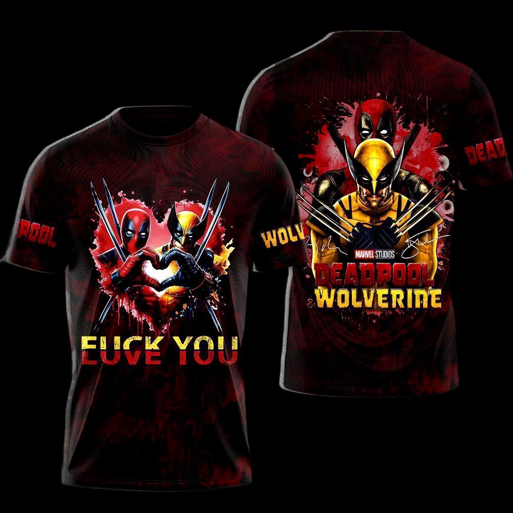 Deadpool X Wolverine Aop Shirt