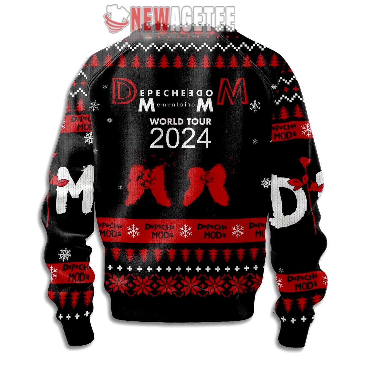 Depeche Mode Memento Mori World Tour 2024 Ugly Christmas Sweater