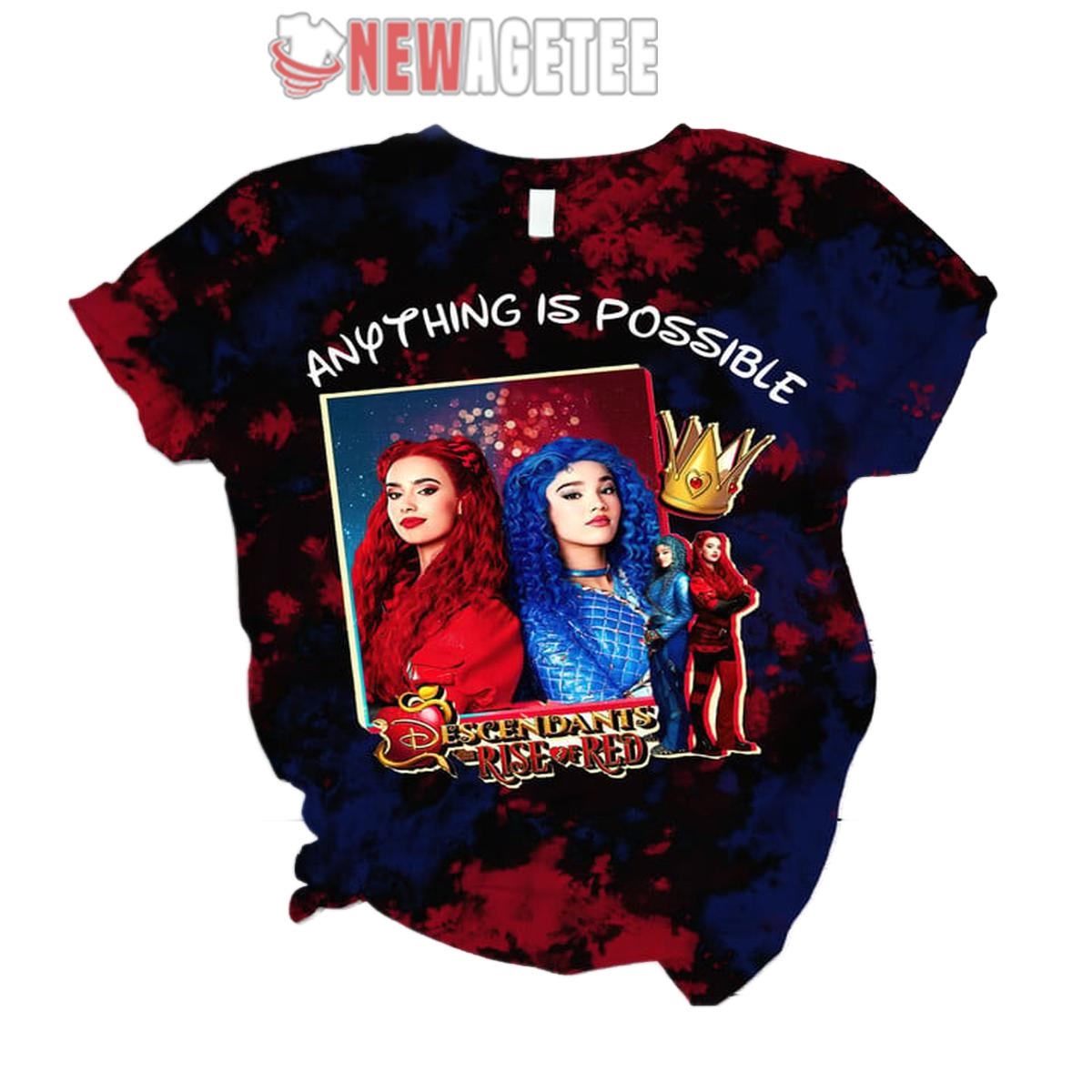 Descendants The Rise Of Red Anything Is Possible Soft Fuzzy Pajamas Set