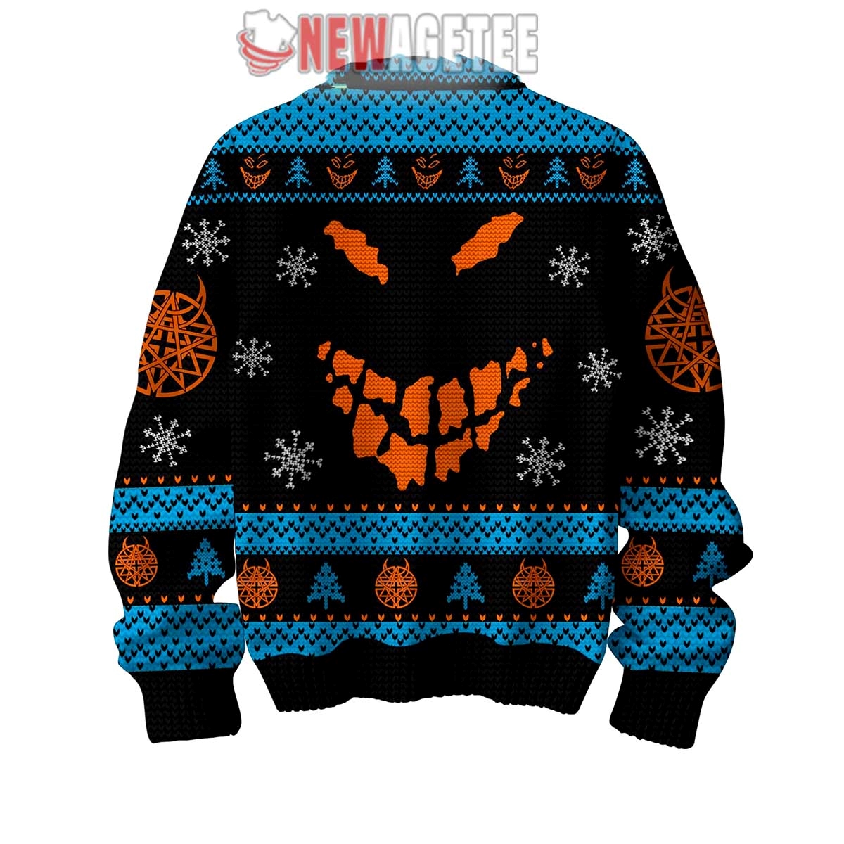 Disturbed Hell Darkness Old Friend Ugly Christmas Sweater