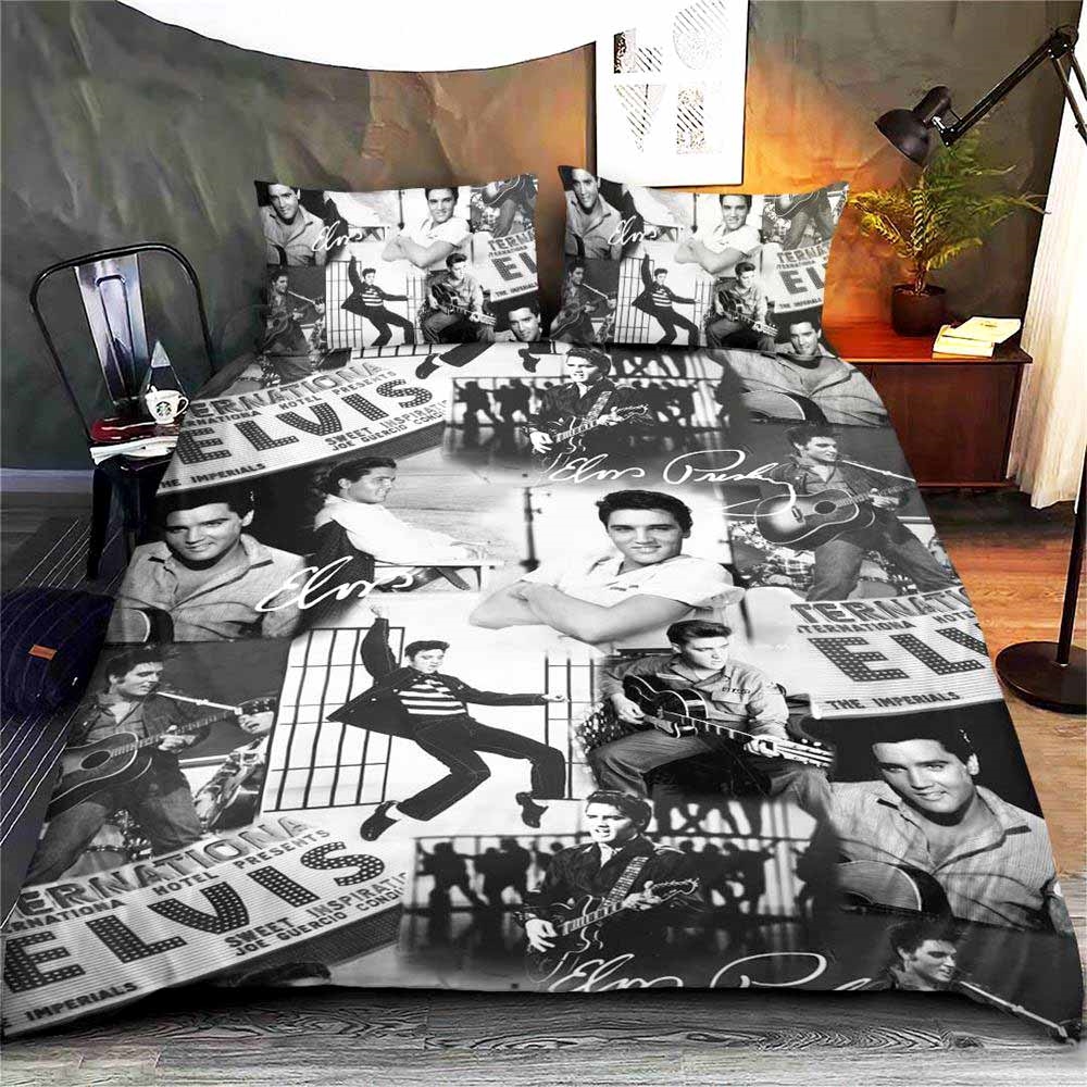 Elvis Presley Bedding Set R B Comforter Cover Starduvet Cover Singer Bedding Set