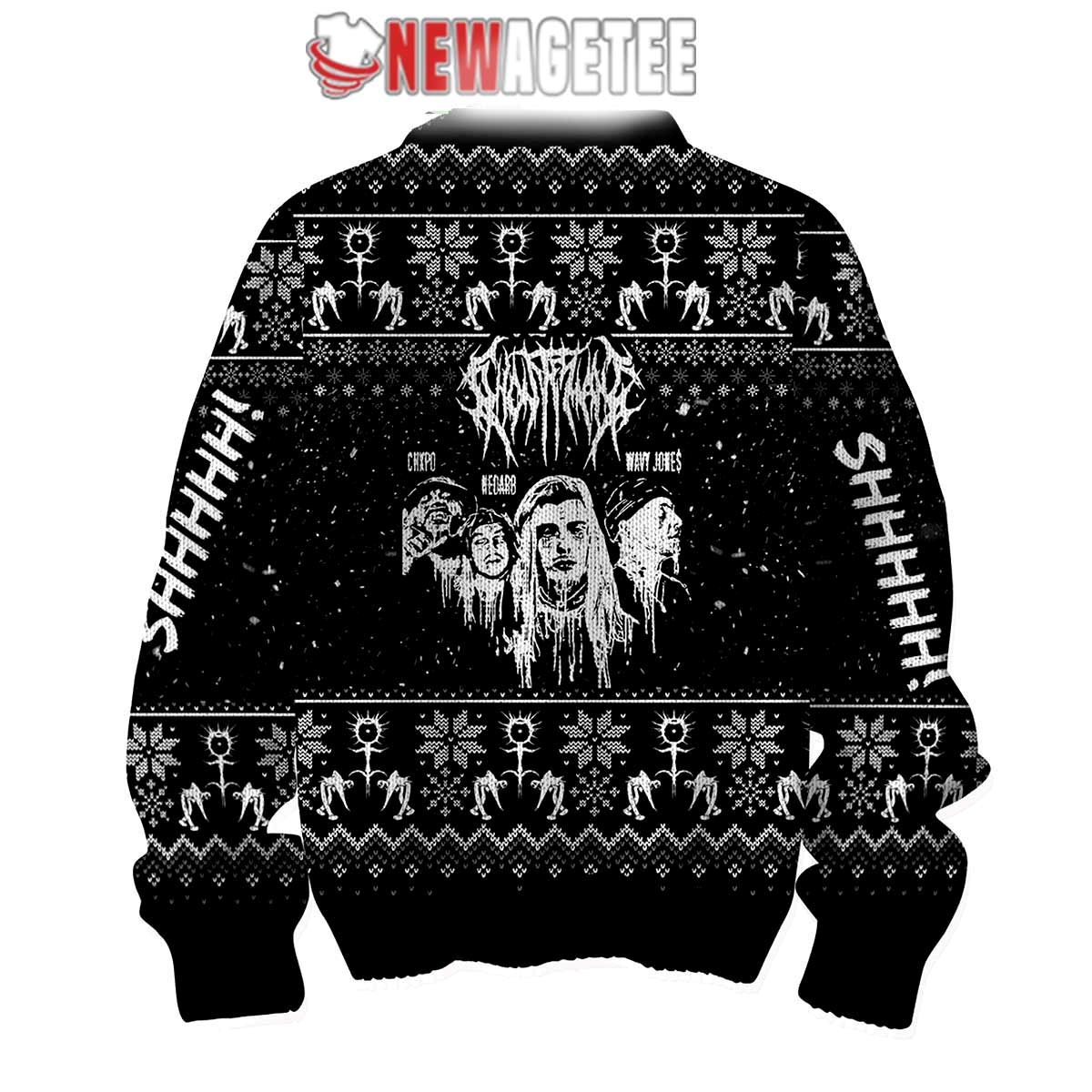 Ghostemane Shhhhhh Eric Ghoste Ugly Christmas Sweater