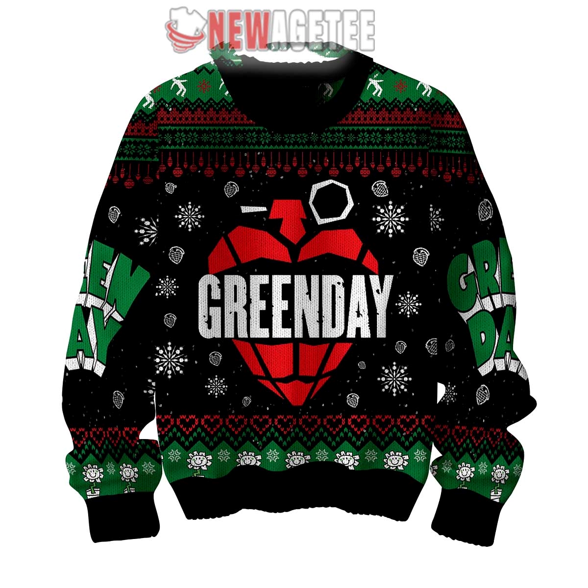 Greenday Not The Time Forgetting You Ugly Christmas Sweater