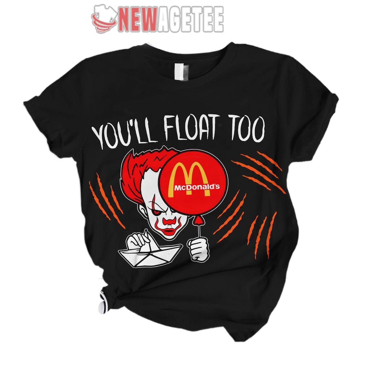It Pennywise Mcdonalds Halloween Soft Fuzzy Pajamas Set