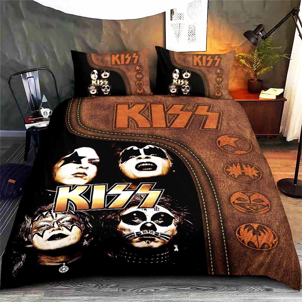 Kiss Band 3d Printed Bedding Set Duvet Covers Pillowcases Comforter Bedding Set