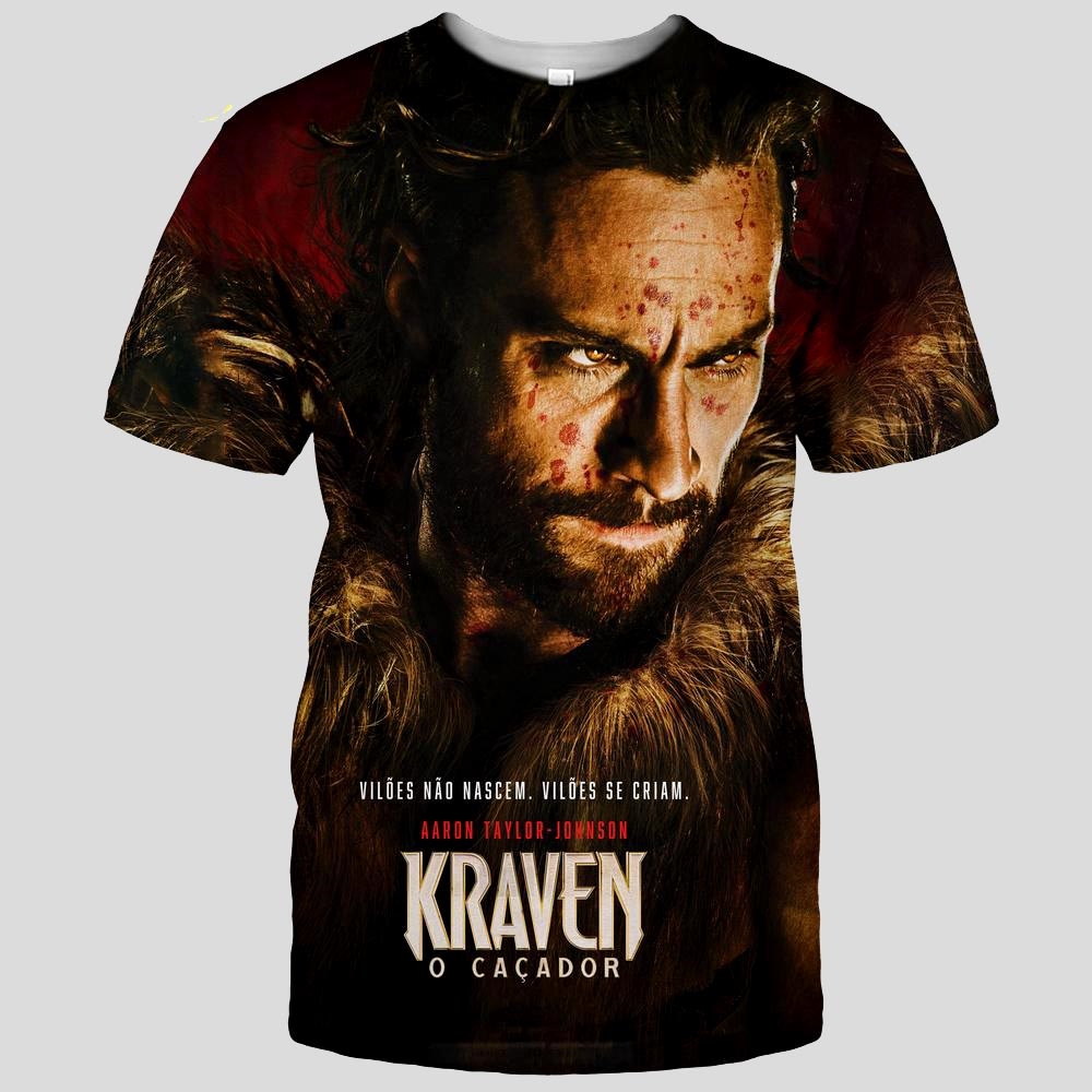 Kraven The Hunter Aaron Taylor – Johnson Aop T-shirt