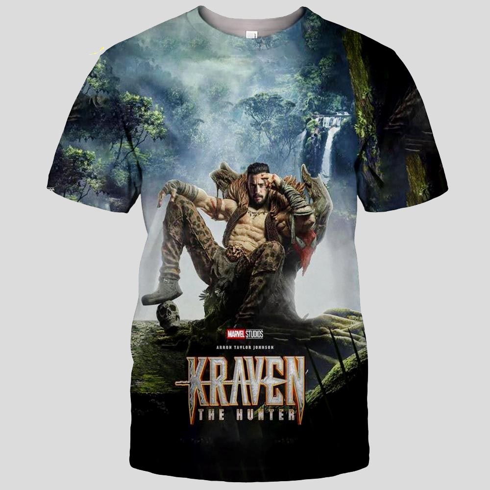 Kraven The Hunter Poster 2024 Aop T-shirt