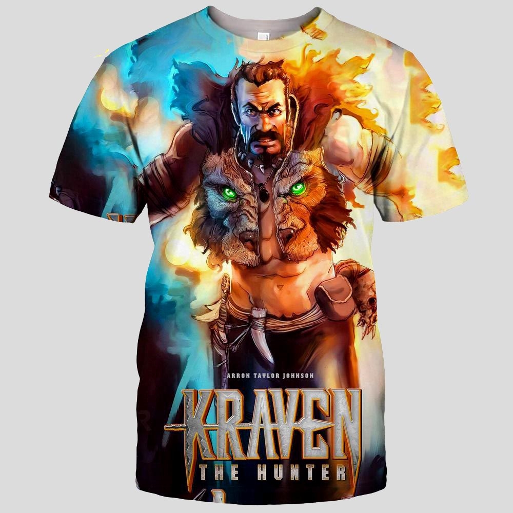 Kraven The Hunter Poster 2024 Art Aop T-shirt
