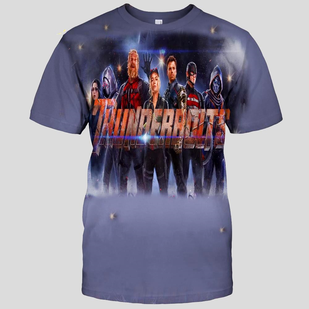 Marvels Thunderbolts Movie Aop T-shirt