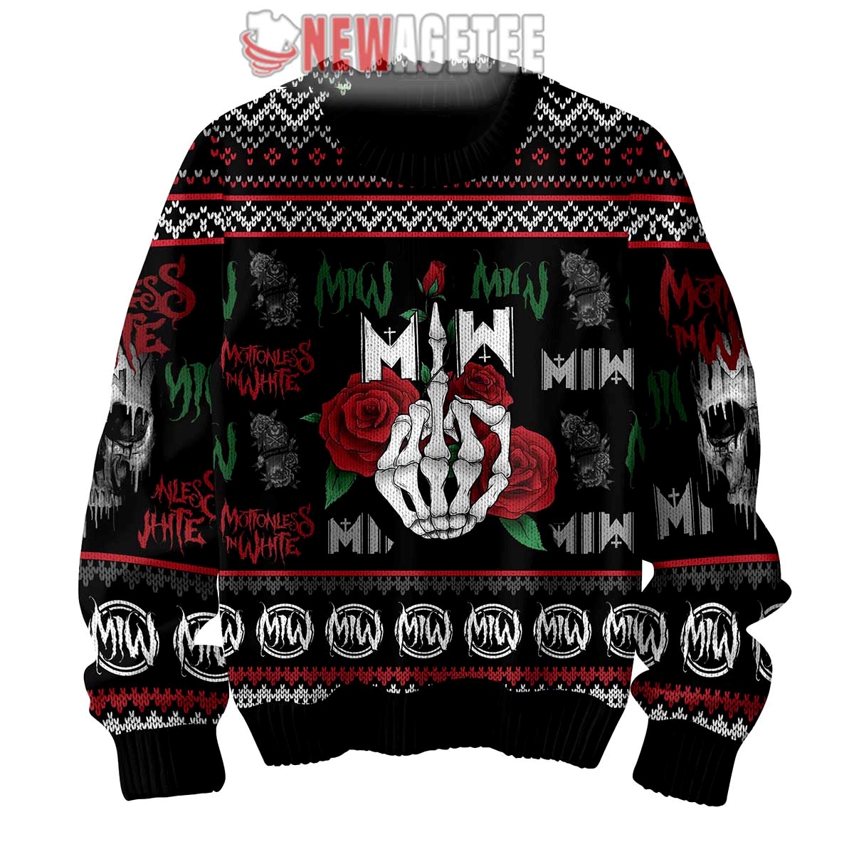 Motionless In White All Of Us Ugly Christmas Sweater Motionless In White All Of Us Ugly Christmas Sweater
