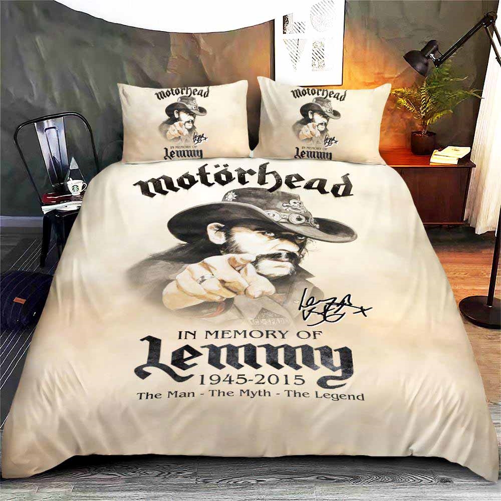 Motrhead Band X Lemmy Kilmister Bedding Set Gift For Christmas