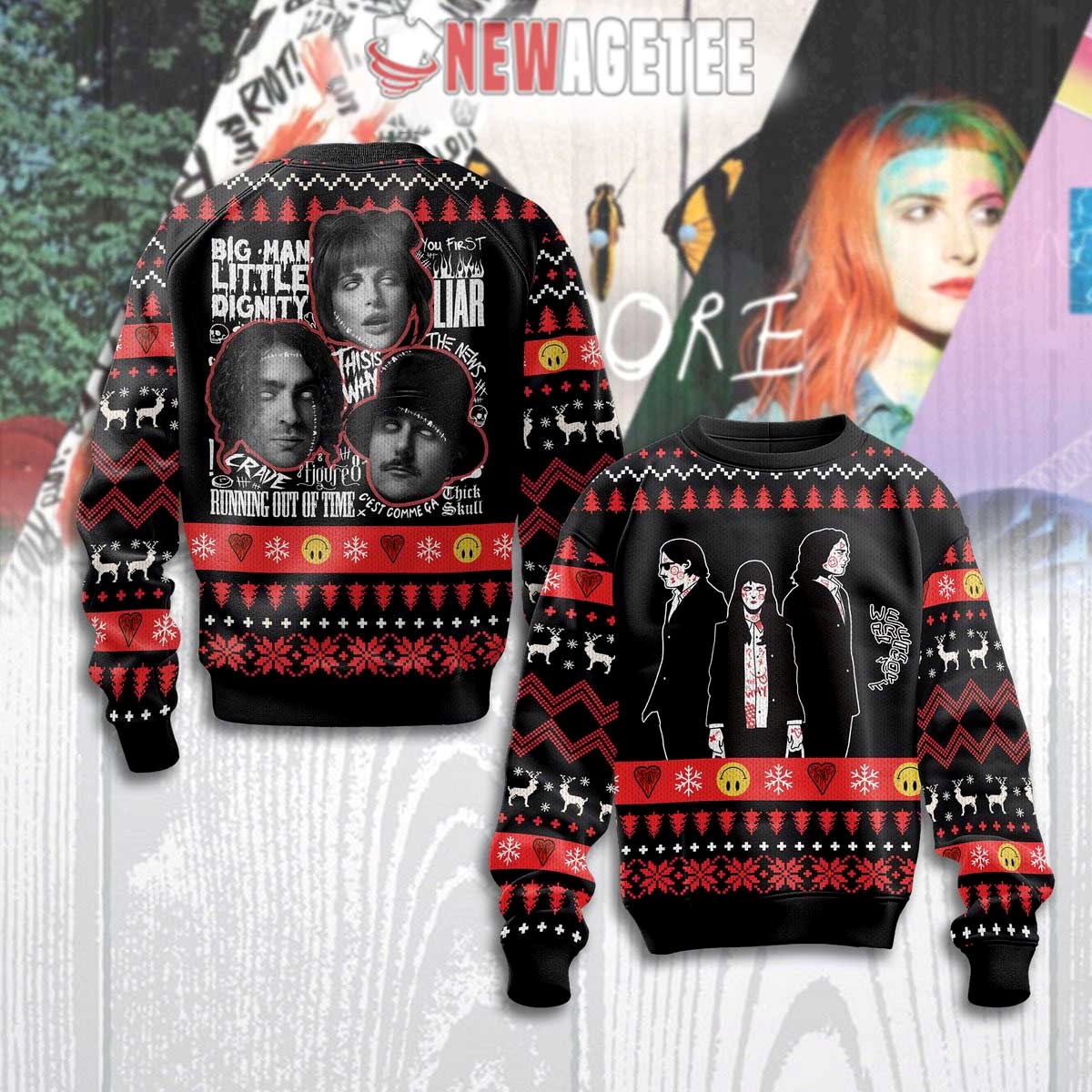 Paramore Big Man Fan Ugly Christmas Sweater