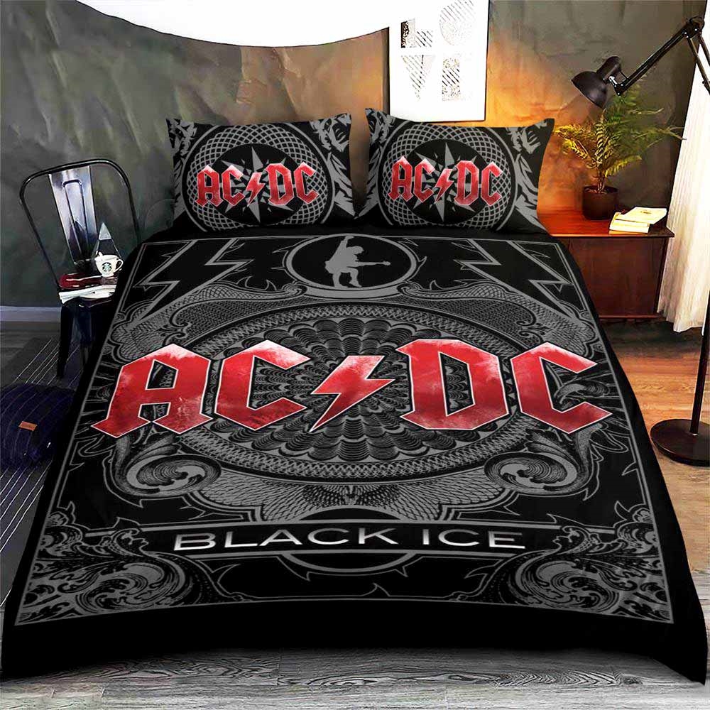 Rock Bands Acdc 3d Bedding Set Duvet Cover