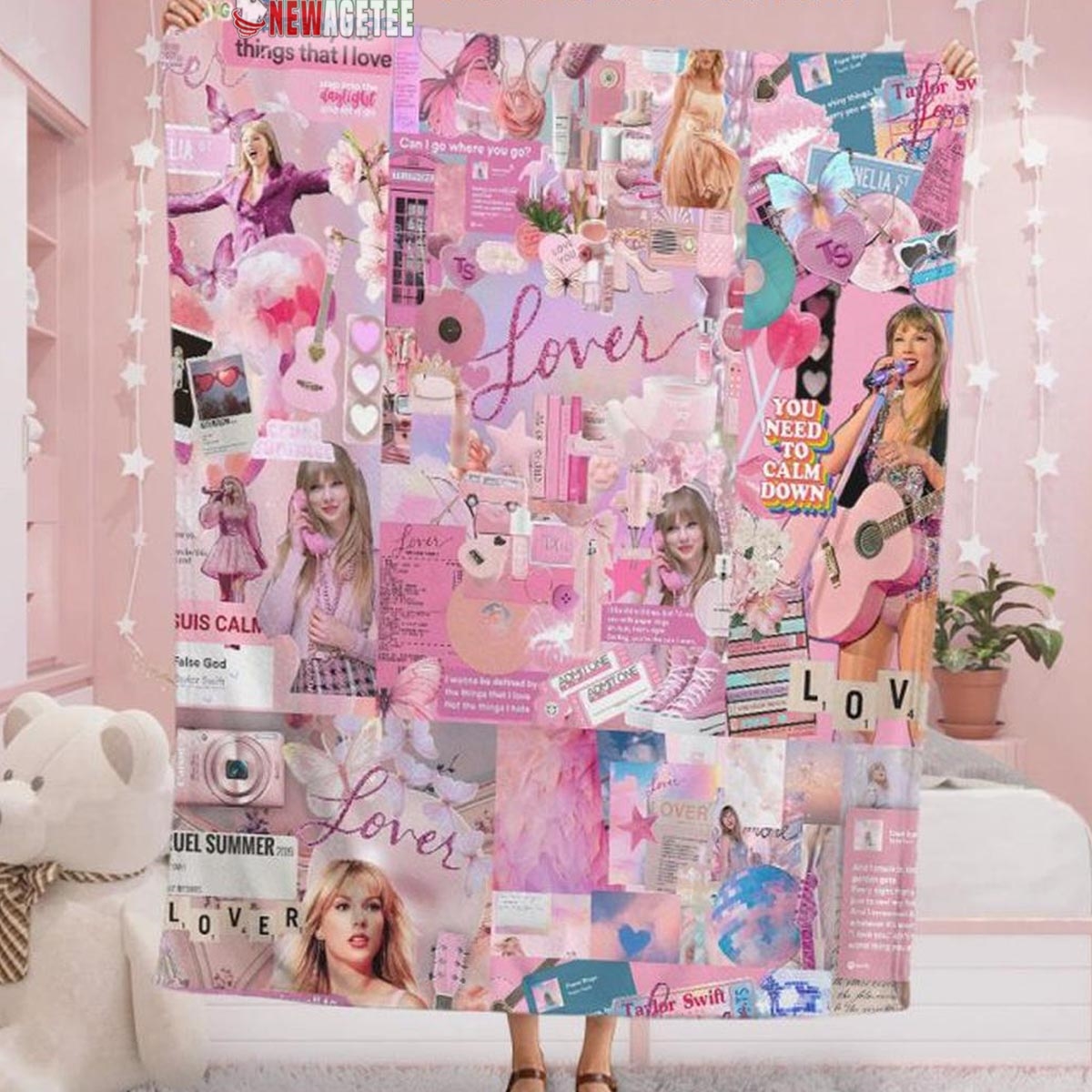 Taylor Swift Lover Cruel Summer Quilt Fleece Blanket