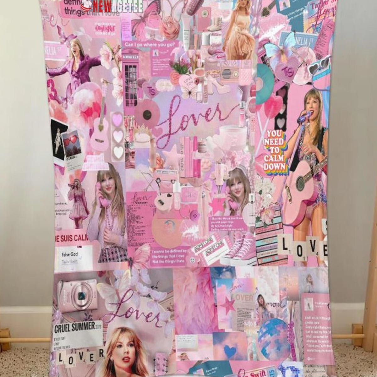 Taylor Swift Lover Cruel Summer Quilt Fleece Blanket