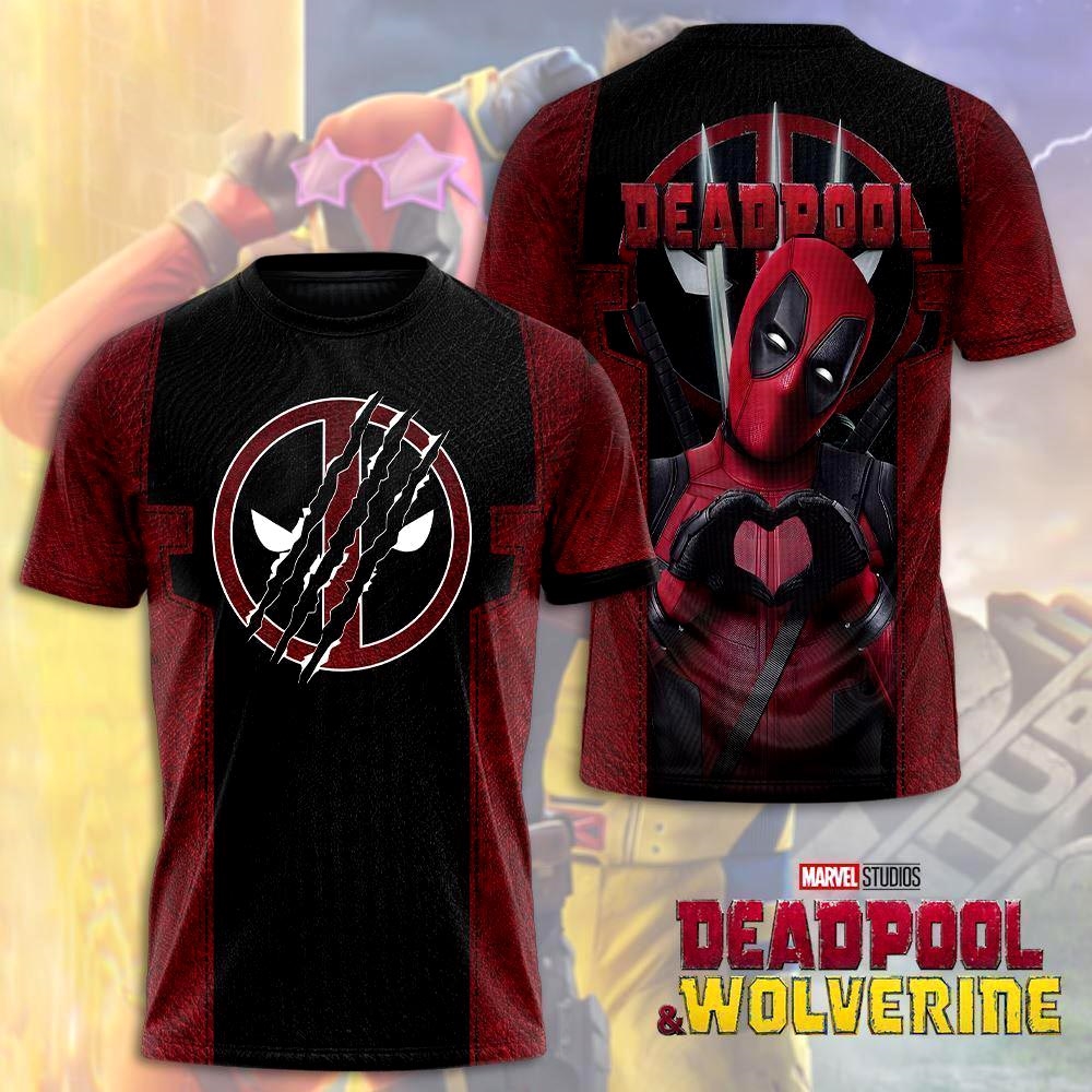The X-booty Era Funny Deadpool X Wolverine Aop Shirt