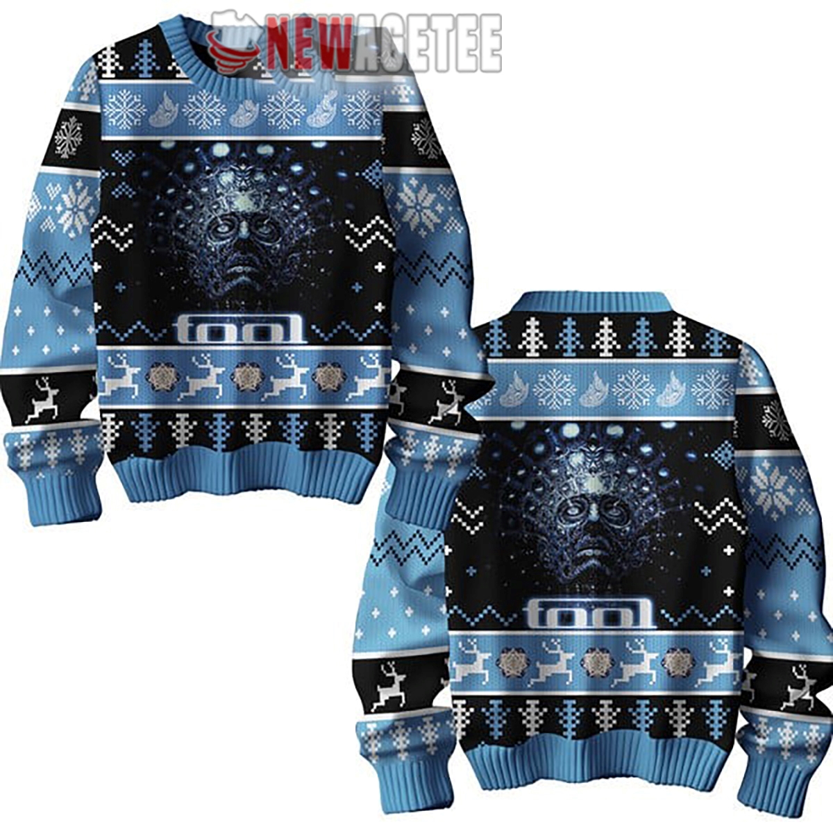 Tool Band Rock Happy Holiday Ugly Christmas Sweater