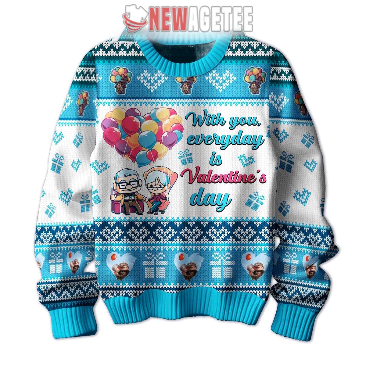 Up Movies Valentines Day Ugly Christmas Sweater