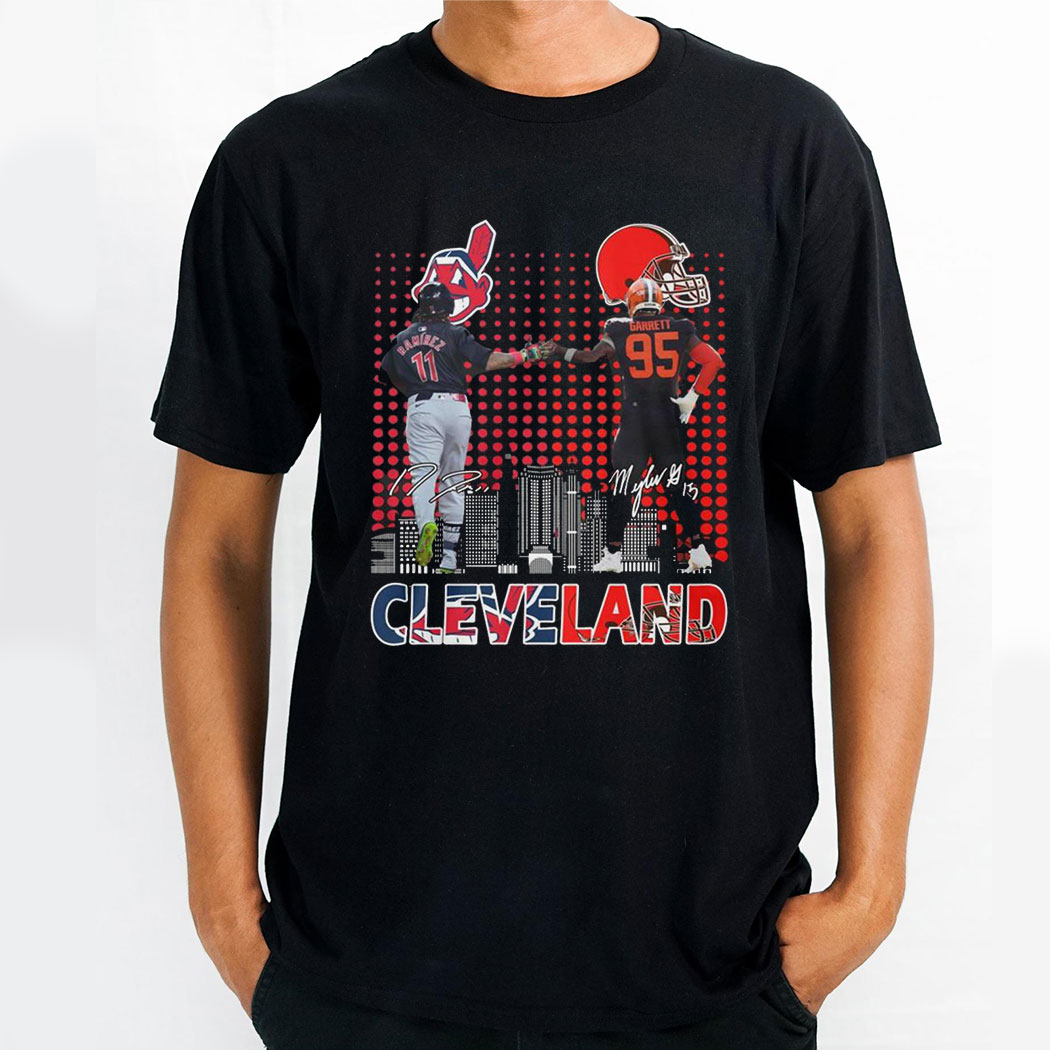 Cleveland Guardians Jose Ramirez Cleveland Browns Myles Garrett Proud Shirt