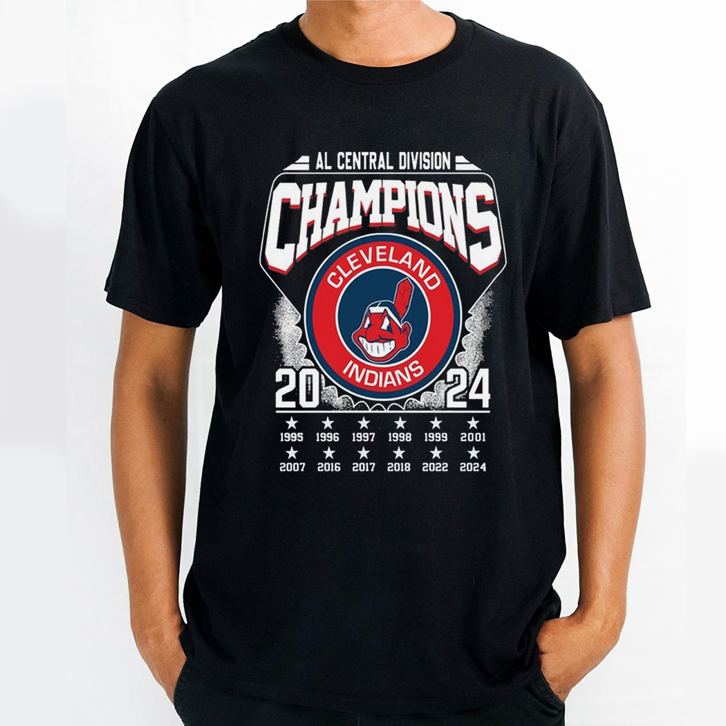 Cleveland Indians Al Central Division Champions 2024 Cleveland Guardians Shirt Hoodie
