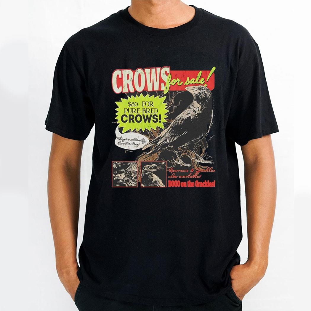 Crows For Sale Vintage Graphic Shirt