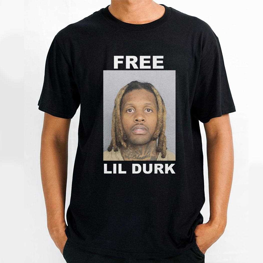 Free Lil Durk Mugshot T-shirt