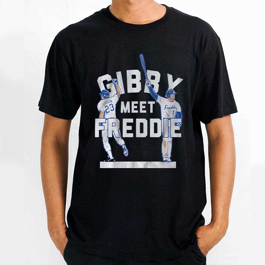 Kirk Gibson Freddie Freeman Gibby Meet Freddie T-shirt Hoodie