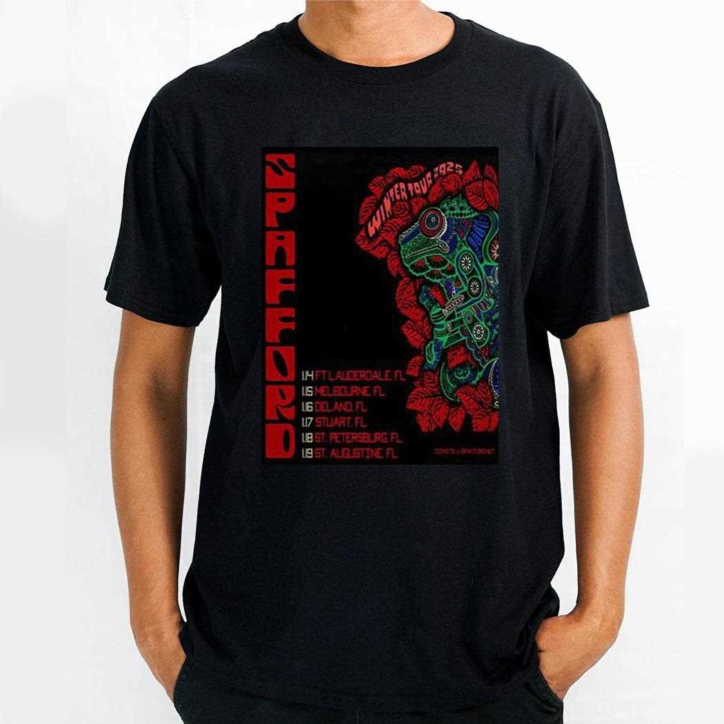 Spafford Fall Tour Florida 2025 Poster T-shirt