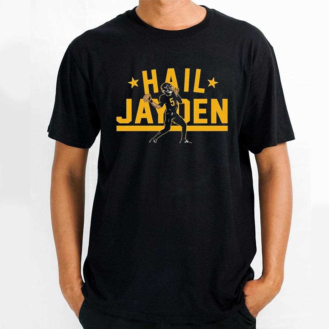 Washington Commanders Nfl Jayden Daniels Hail Jayden T-shirt