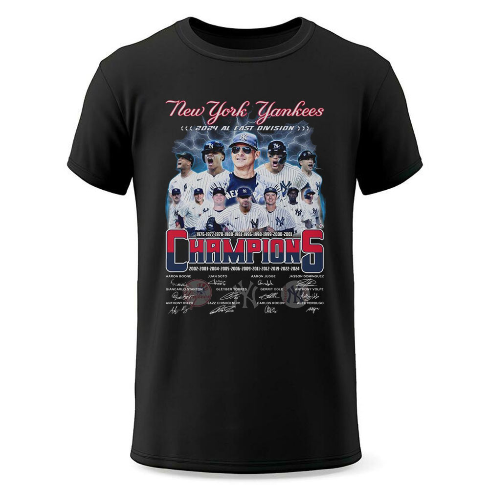 New York Yankees 2024 Al East Division Champs Back To Back To Back Shirt New York Yankees 2024 Al East Division Champs Back To Back To Back Shirt