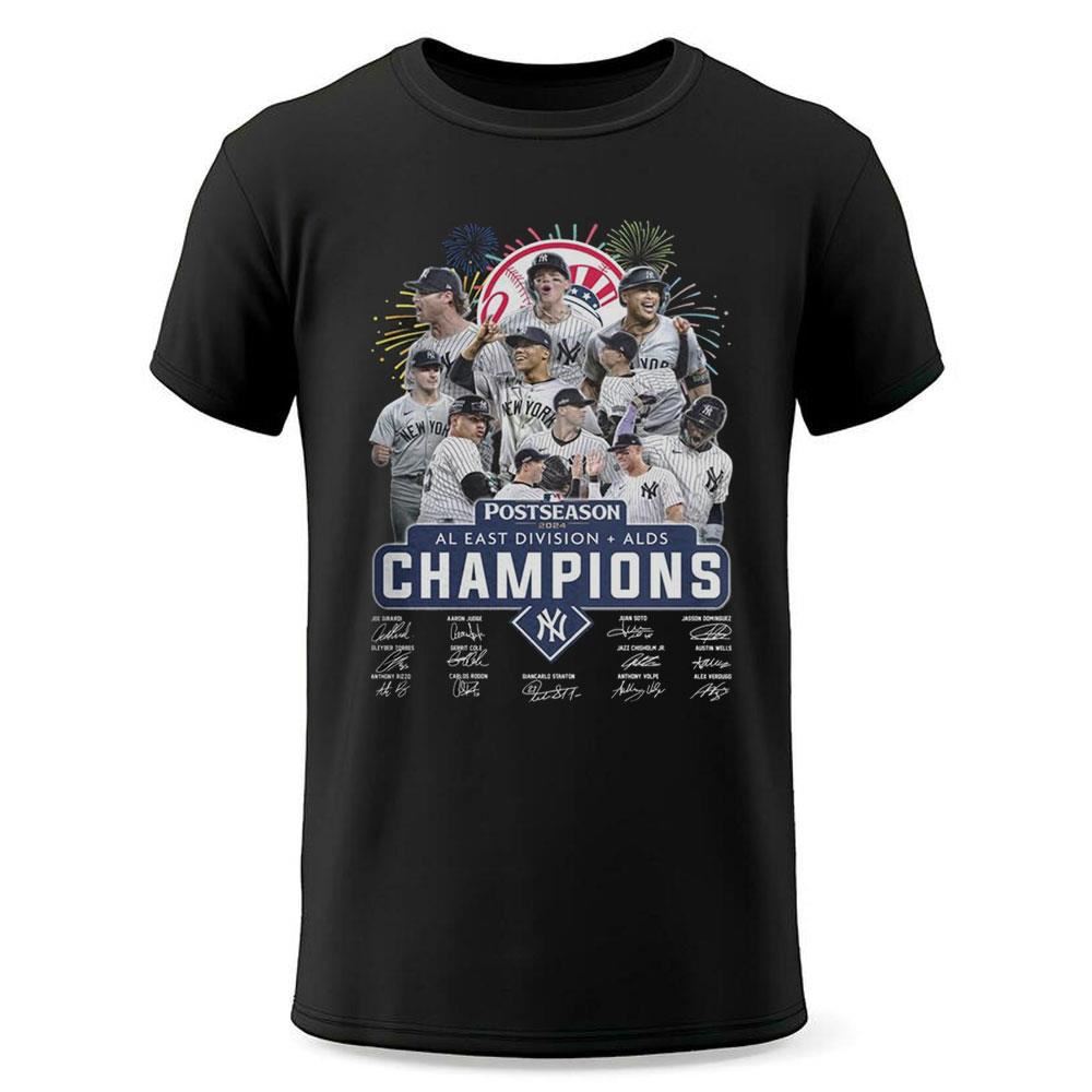 New York Yankees Postseason Al East Division Champions 2024 Shirt New York Yankees Postseason Al East Division Champions 2024 Shirt