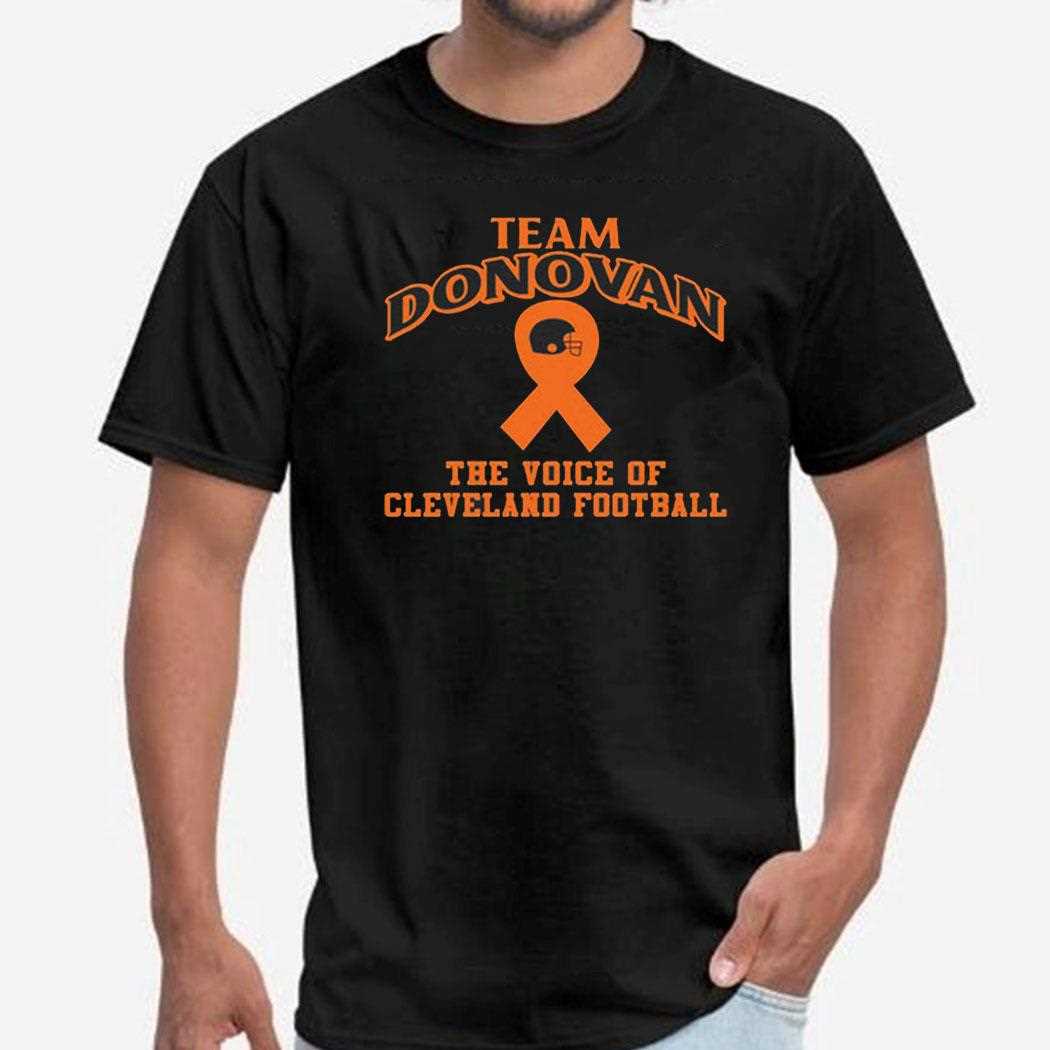 Team Donovan The Voice Of Cleveland Football T-shirt Hoodie Team Donovan The Voice Of Cleveland Football T-shirt Hoodie