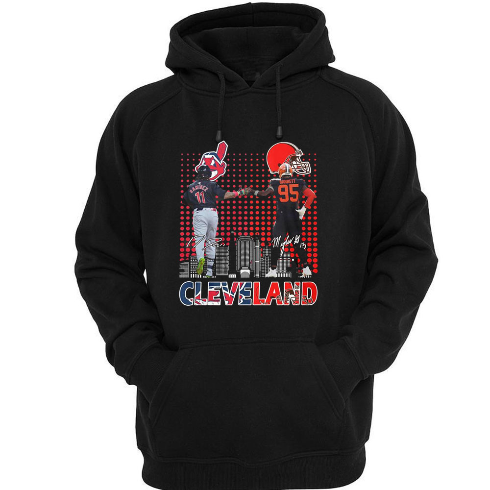 Cleveland Guardians Jose Ramirez Cleveland Browns Myles Garrett Proud Shirt Cleveland Guardians Jose Ramirez Cleveland Browns Myles Garrett Proud Shirt